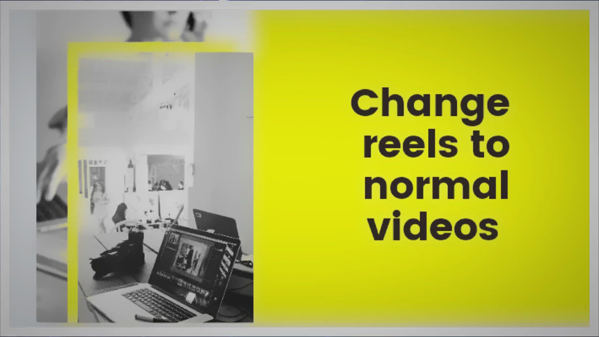 Video thumbnail for How to change reels to videos on [Instagram + Facebook]