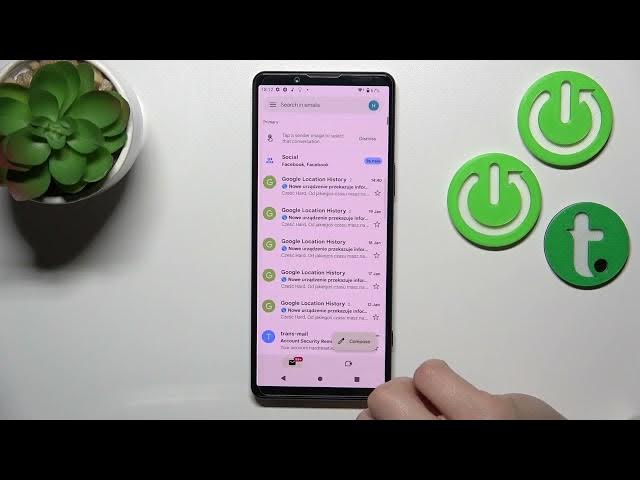 Video thumbnail for How to Logout from Gmail Account in Sony Xperia 5 IV - Remove Google Accounts