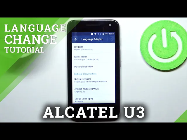 Video thumbnail for How to Change System Language on ALCATEL U3 – Change Device Language