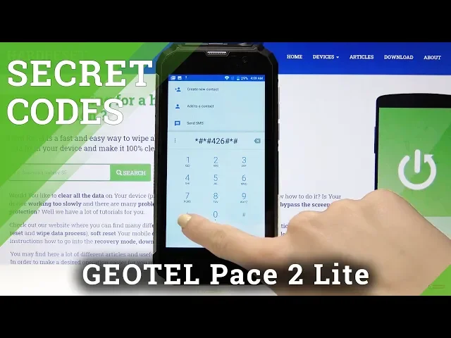 Video thumbnail for Secret Codes GEOTEL Pace 2 Lite – Hidden Mode / Secret Functions