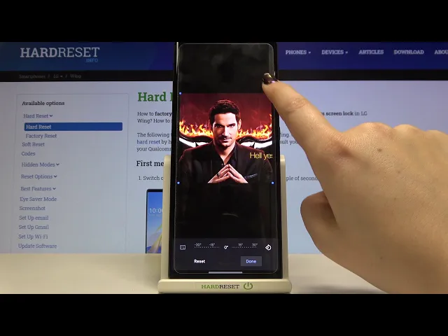 Video thumbnail for How to Add Photo to Contact on LG Wing – Contact Profile