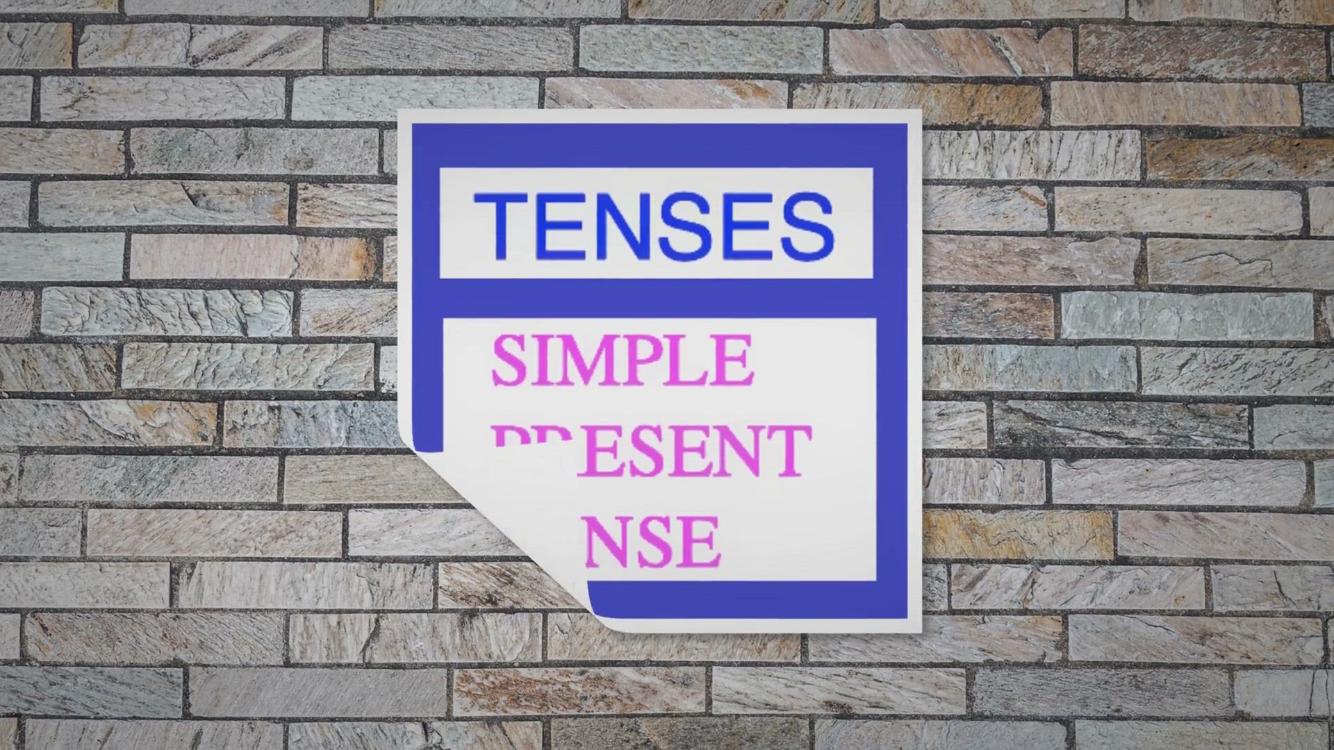'Video thumbnail for Simple Present Tense'