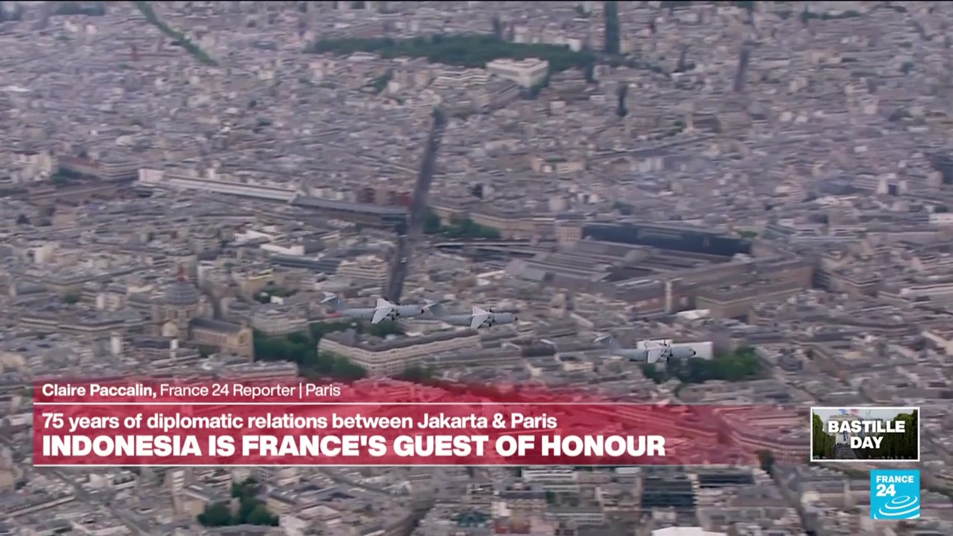 'Video thumbnail for France Bastille Day: Indonesia opens military parade as the guest of honour'
