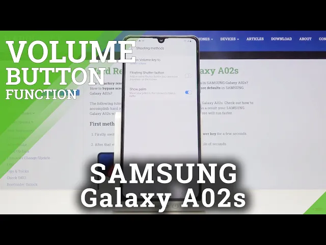 Video thumbnail for How to Change Camera Volume Button Function in SAMSUNG Galaxy A02s