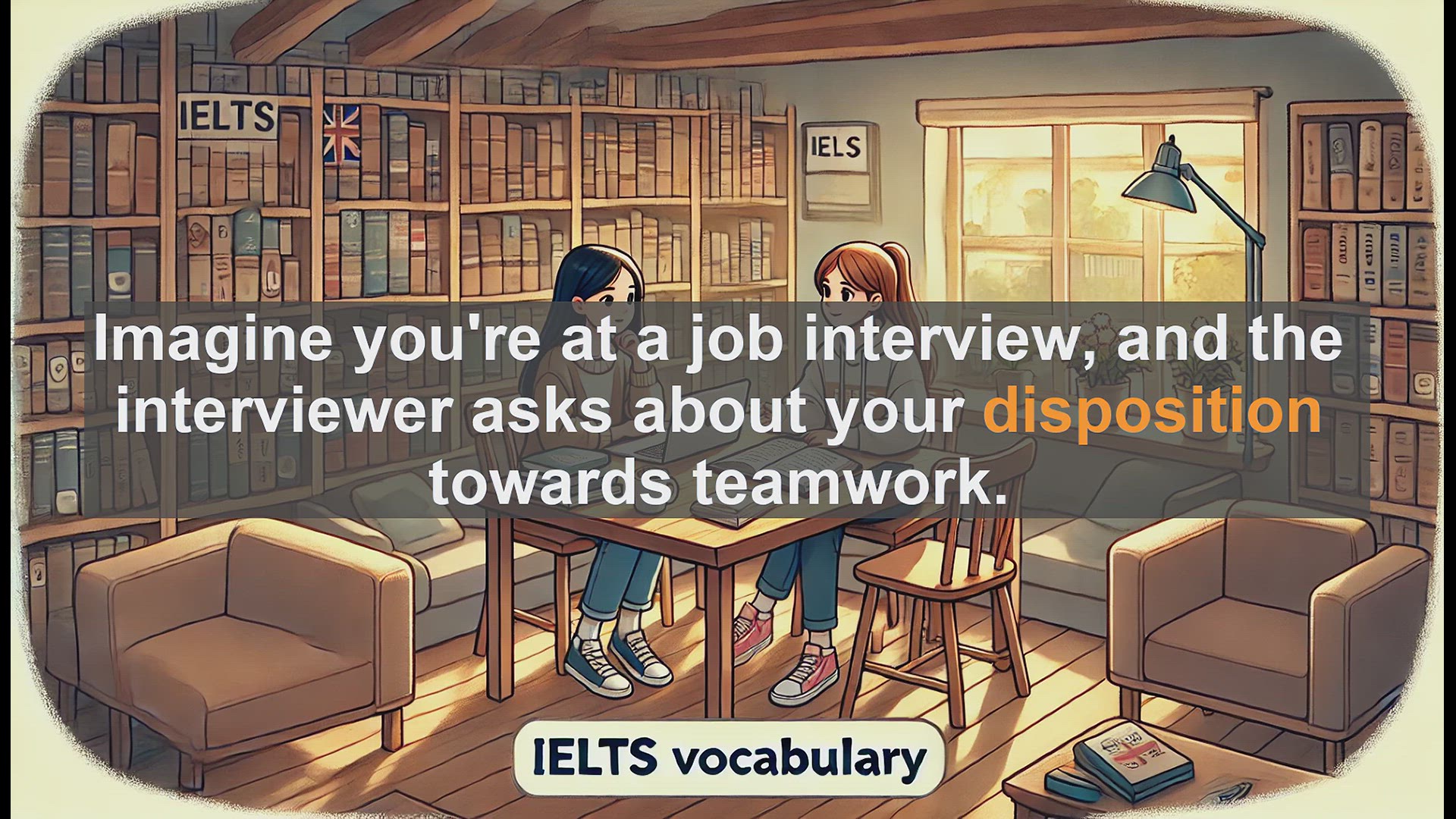 'Video thumbnail for 2500 Must Know IELTS 6.5 Vocabulary - Understanding 'Disposition': Boost Your IELTS Score'