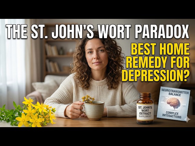 Video thumbnail for The Hidden Dangers & Surprising Science of St. John's Wort: Best Home Remedy For Depression