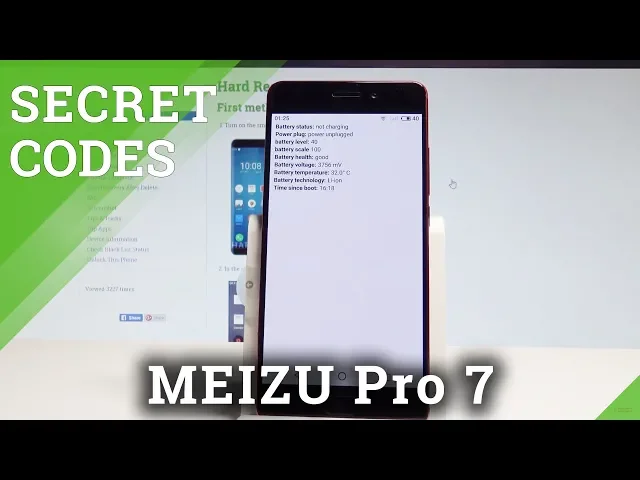 Video thumbnail for Secret Codes MEIZU Pro 7 - Tricks & Tips / Hidden Mode / Flyme Advanced Options
