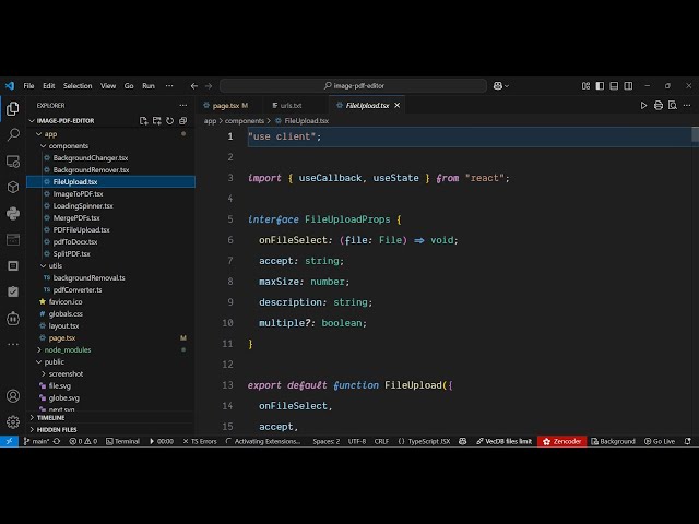 Video thumbnail for Build a Next.js Canva Clone AI Image Background Removal SAAS Web Editor in Browser Using TS