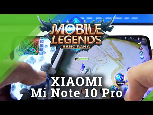 Video thumbnail for Mobile Legends on XIAOMI Mi Note 10 Pro – Game Test