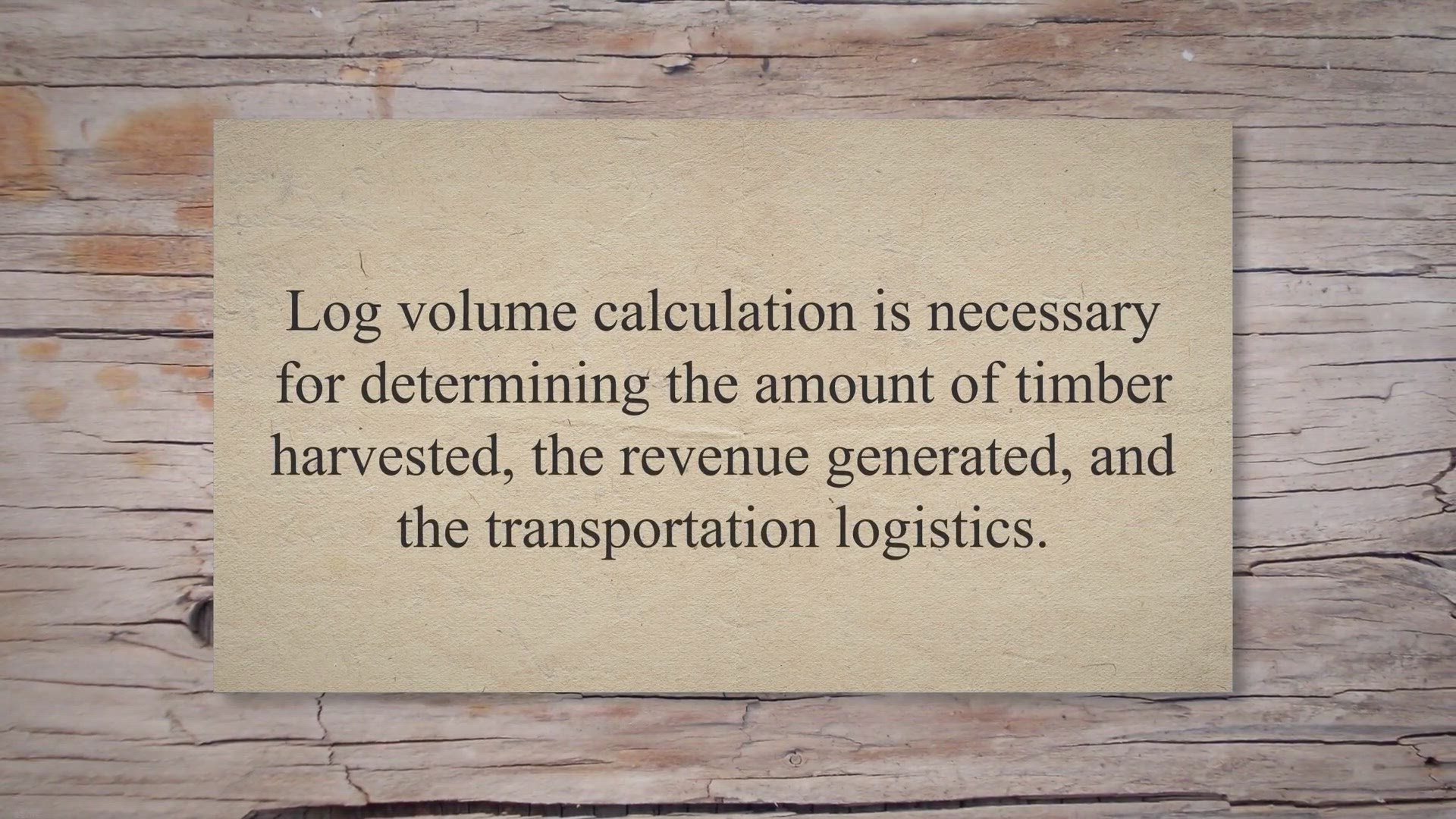 'Video thumbnail for Log Volume Calculator: The Key to Perfectly Sized Lumber'