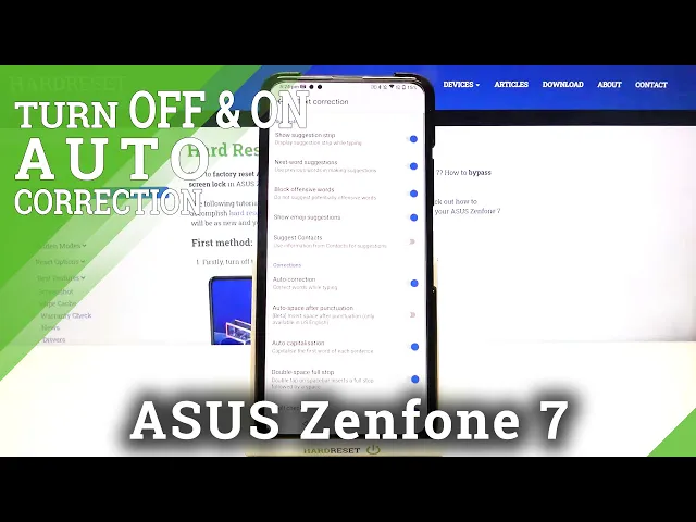 Video thumbnail for Use Text Correction on ASUS Zenfone 7 – Keyboard Auto-Correction Option