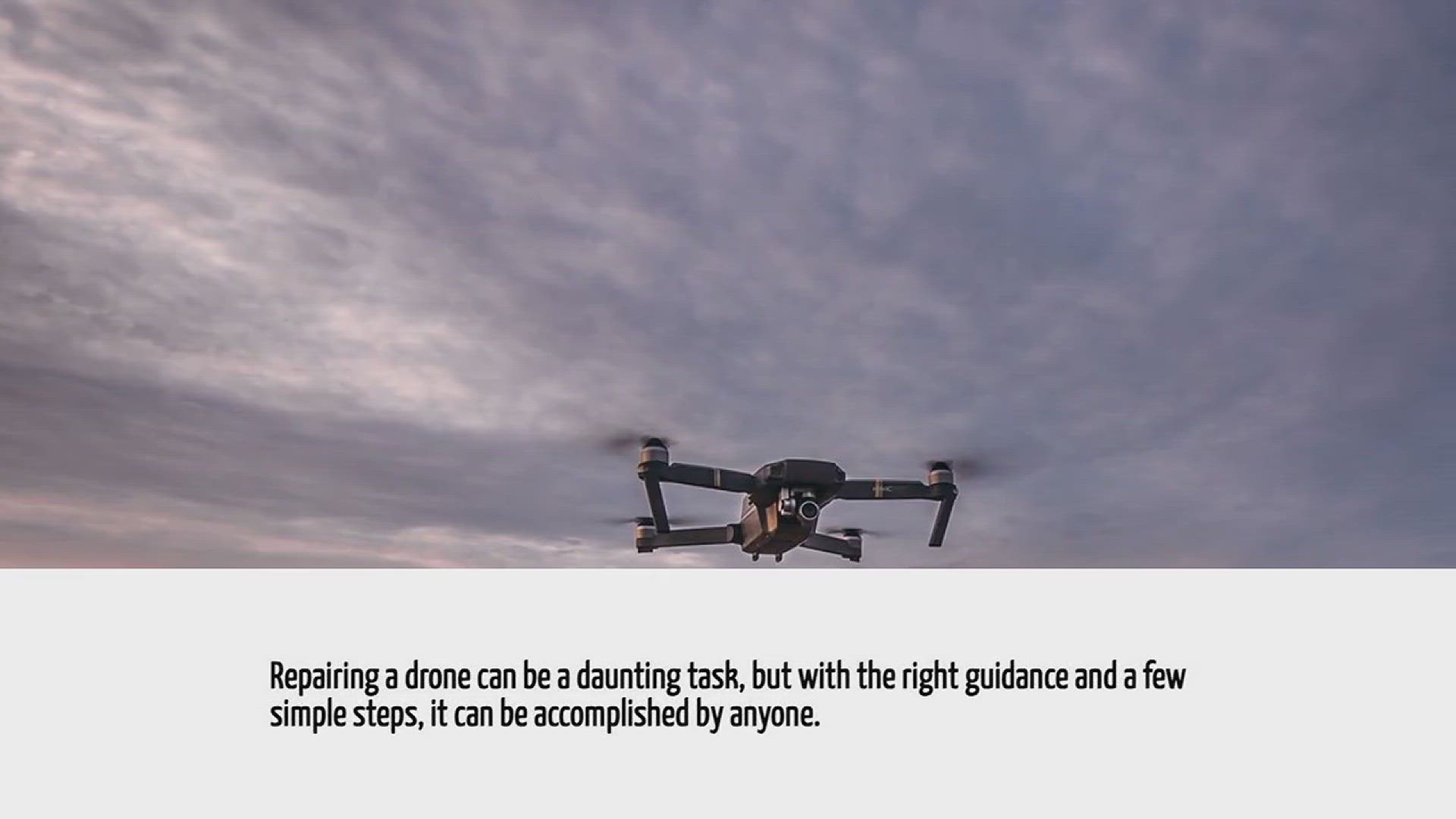 Video thumbnail for How To Repair Drone