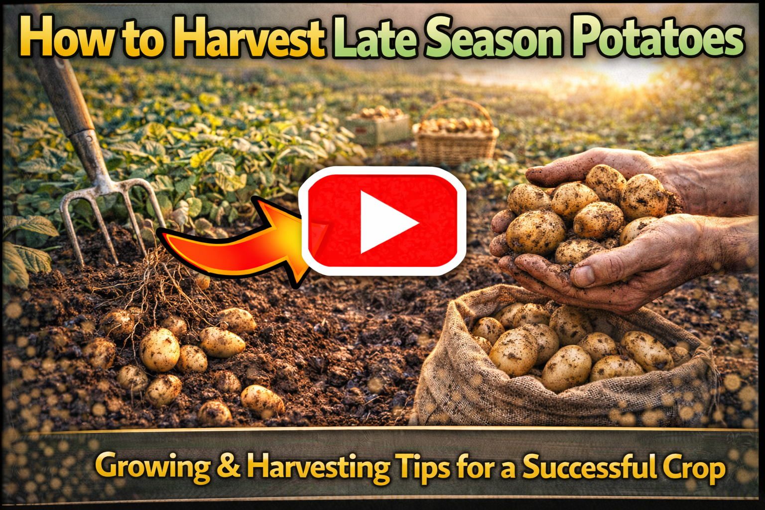 Video thumbnail for How to Harvest Late Season Potatoes | Growing & Harvesting Tips for a Successful Crop