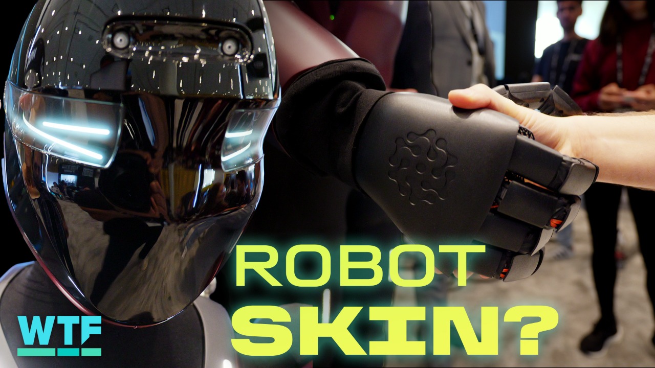 Video thumbnail for Meet the new humanoid with 'smart skin' (I touched it)