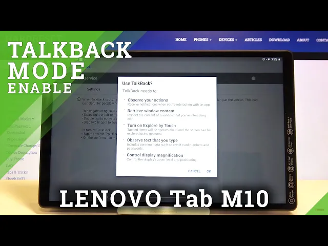Video thumbnail for How to Enable Talkback in LENOVO Tab M10 – Enable Screen Reader