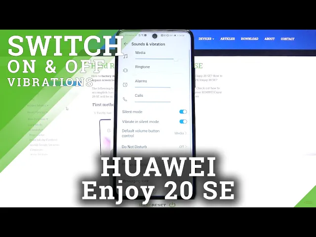 Video thumbnail for How to Change Vibration Settings in HUAWEI Enjoy 20 SE - Manage Vibration Options