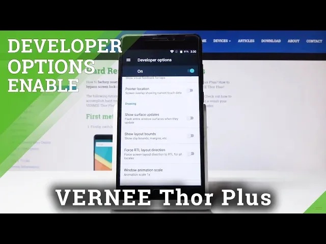 Video thumbnail for How to Activate Developer Options in VERNEE Thor Plus - OEM Unlock / USB Debugging