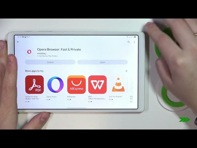 Video thumbnail for How to Install Opera Browser on Samsung Galaxy Tab A7 Lite - Find Browser in Play Store
