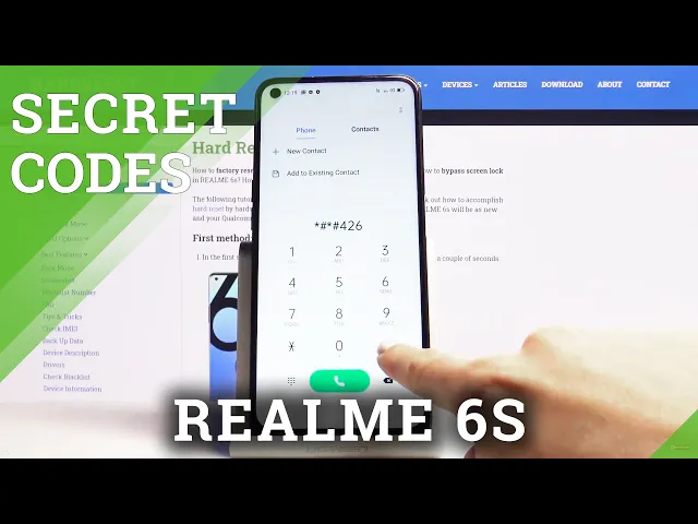 Video thumbnail for Secret Codes for REALME 6s – Hidden Features / Test Mode