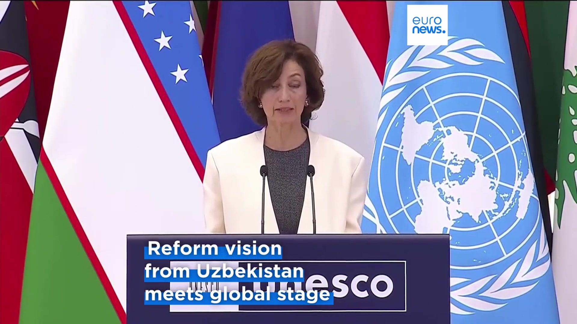 'Video thumbnail for Uzbekistan unveils education and AI initiatives at UNESCO conference in Samarkand'