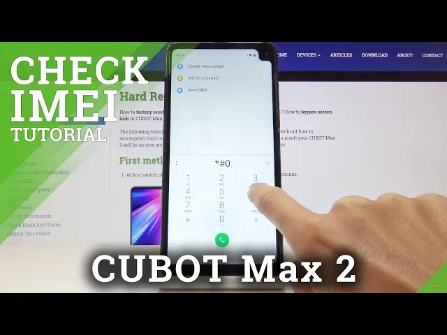 Video thumbnail for How to Check IMEI Number in CUBOT Max 2 - IMEI & Serial Number