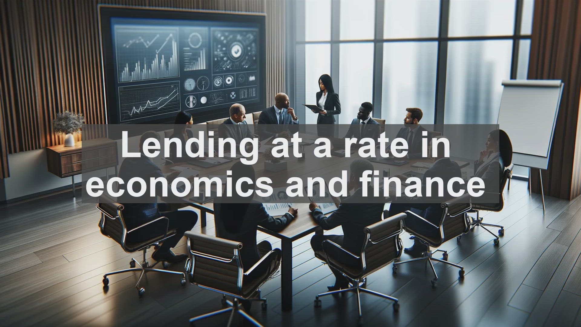 'Video thumbnail for Lending at a rate in economics and finance'
