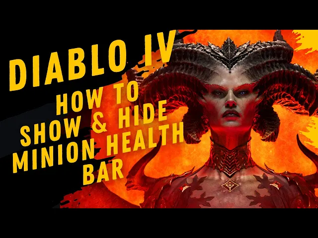 Video thumbnail for How to Show & Hide Minion Health Bar In Diablo IV