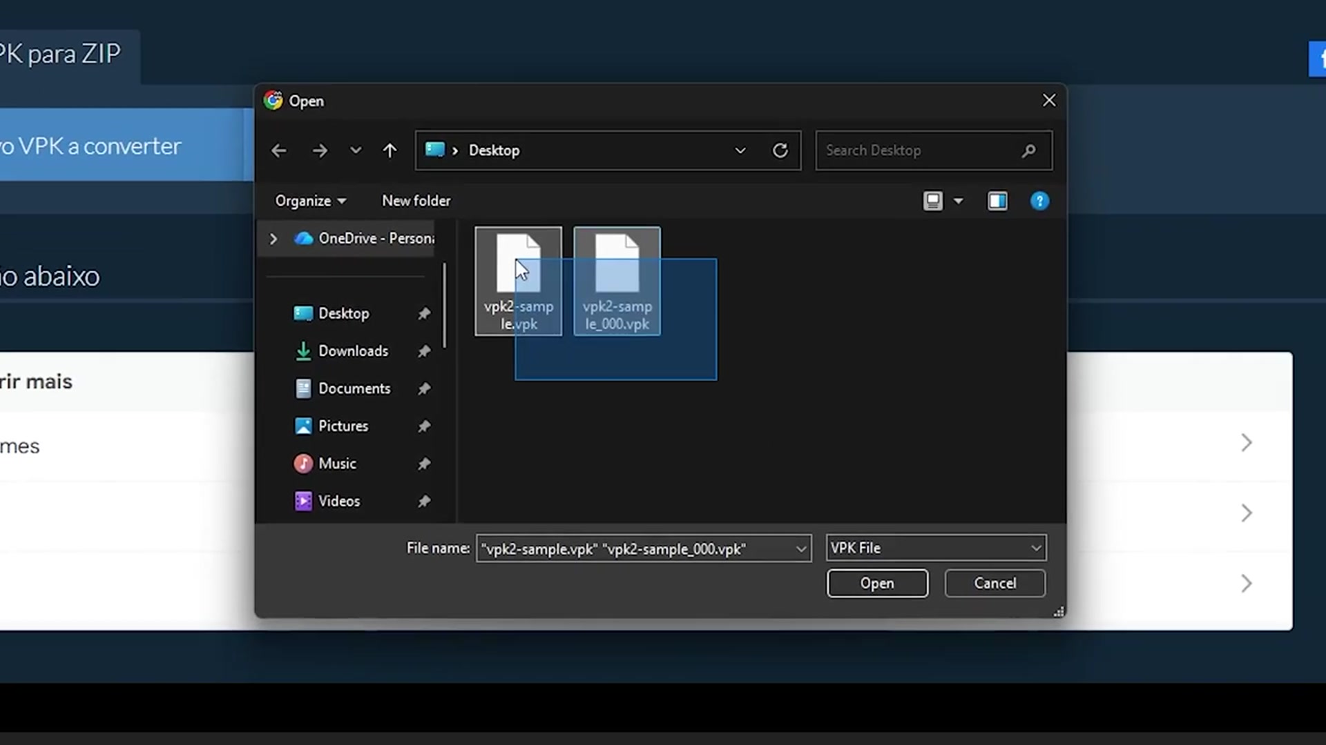 Video thumbnail for 📦 Como Converter VPK para ZIP Online Grátis | Sem Necessidade de Instalar Software