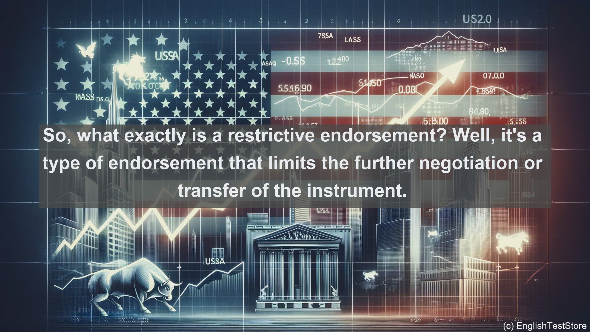 'Video thumbnail for Restrictive endorsement in economics and finance'