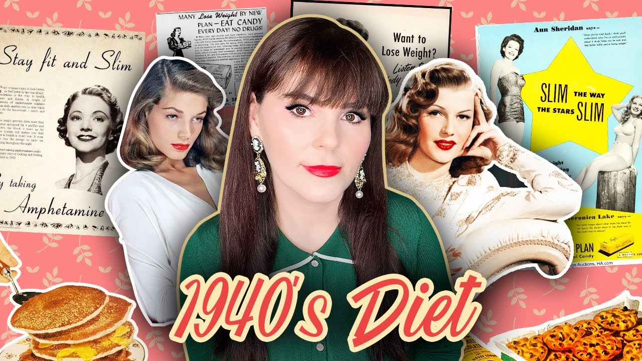 Video thumbnail for 1940s Old Hollywood Diet Secrets: Rita Hayworth, Veronica Lake and more!