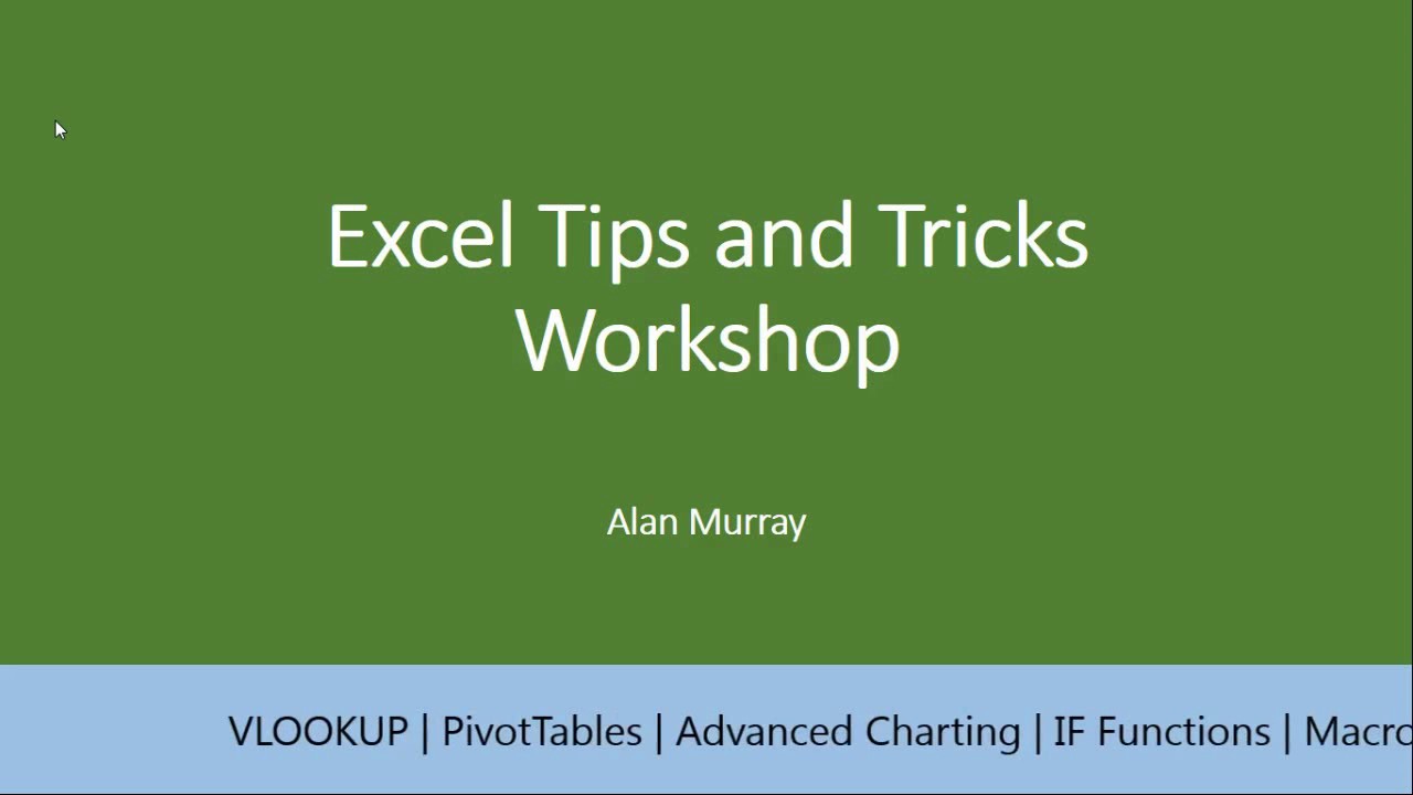 Video thumbnail for Create a Scrolling News Ticker Tape Loop - PowerPoint Animation Effect