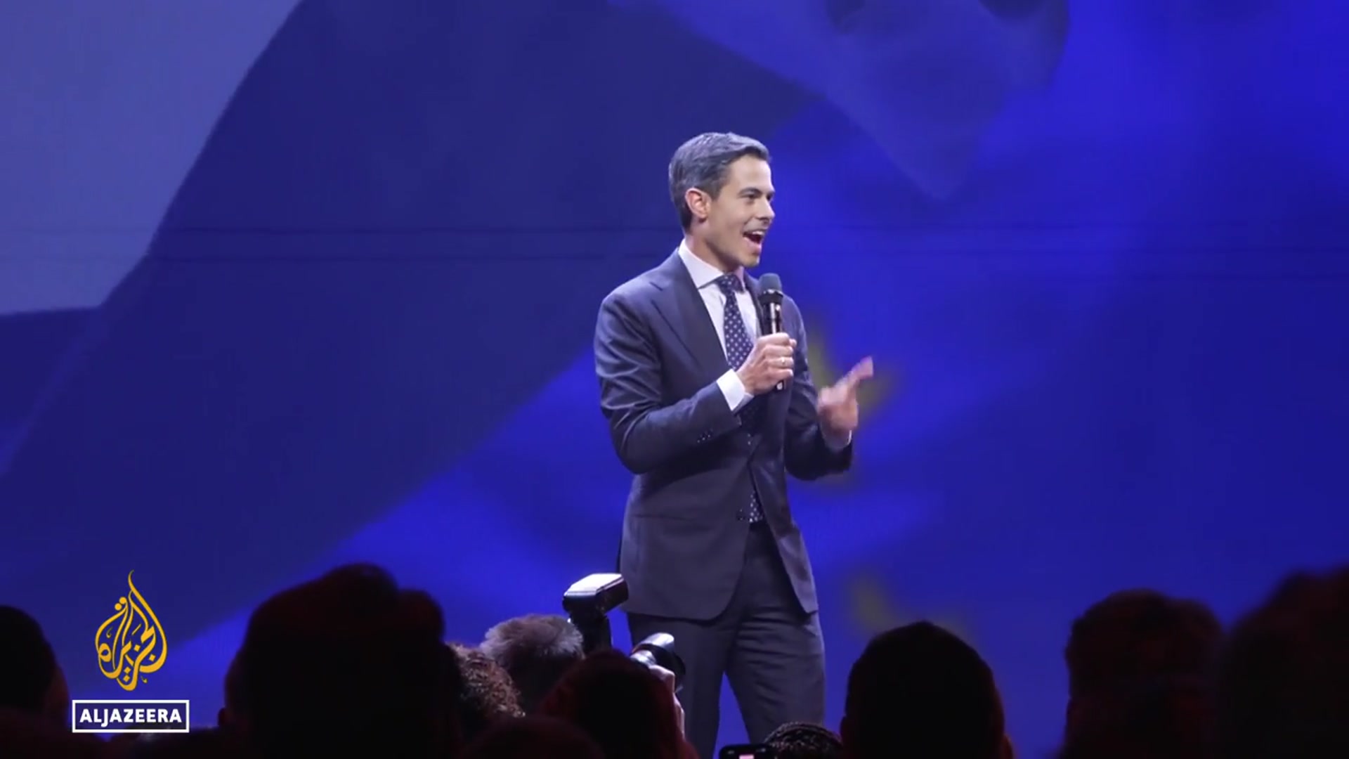 'Video thumbnail for Centre-left party leads far-right in Netherlands election exit poll'