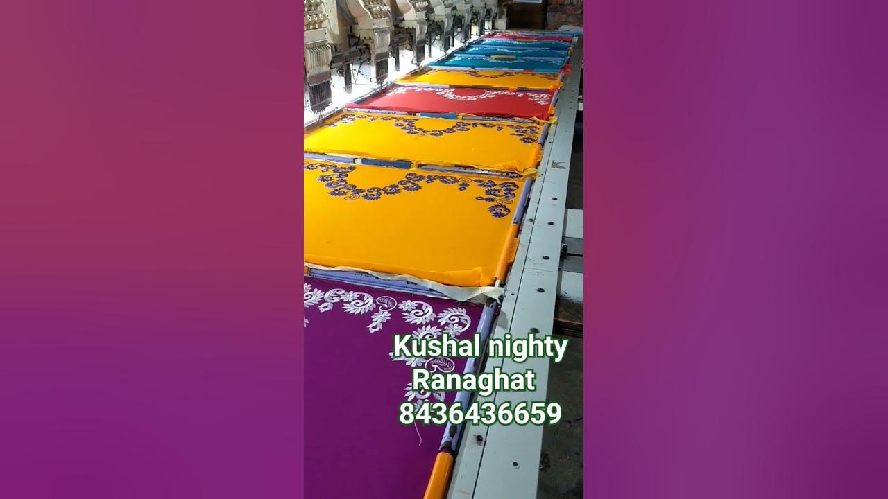 Video thumbnail for Embroidery design nighty #nighty #kushal nighty # nighty short video# Howrah haat