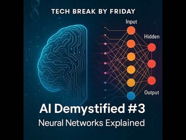 Video thumbnail for Episode 16: AI Demystified #3 Neural Networks Explained