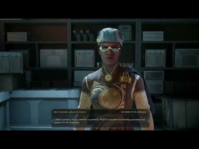 Video thumbnail for The Outer Worlds 2 - Dorado: Enter Matriarch's Mercy: Talk To Aspirant Lechmere, Agarwal and Adelia