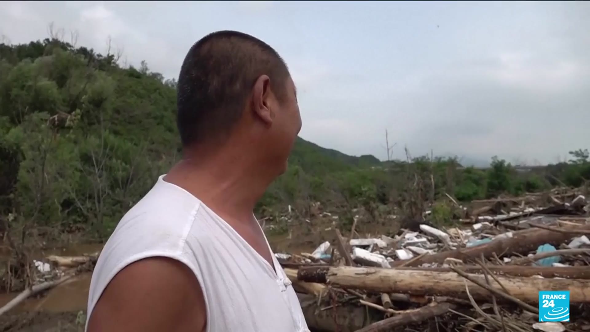 'Video thumbnail for Heavy rain causes flooding, evacuations and at least 38 deaths around Beijing region'