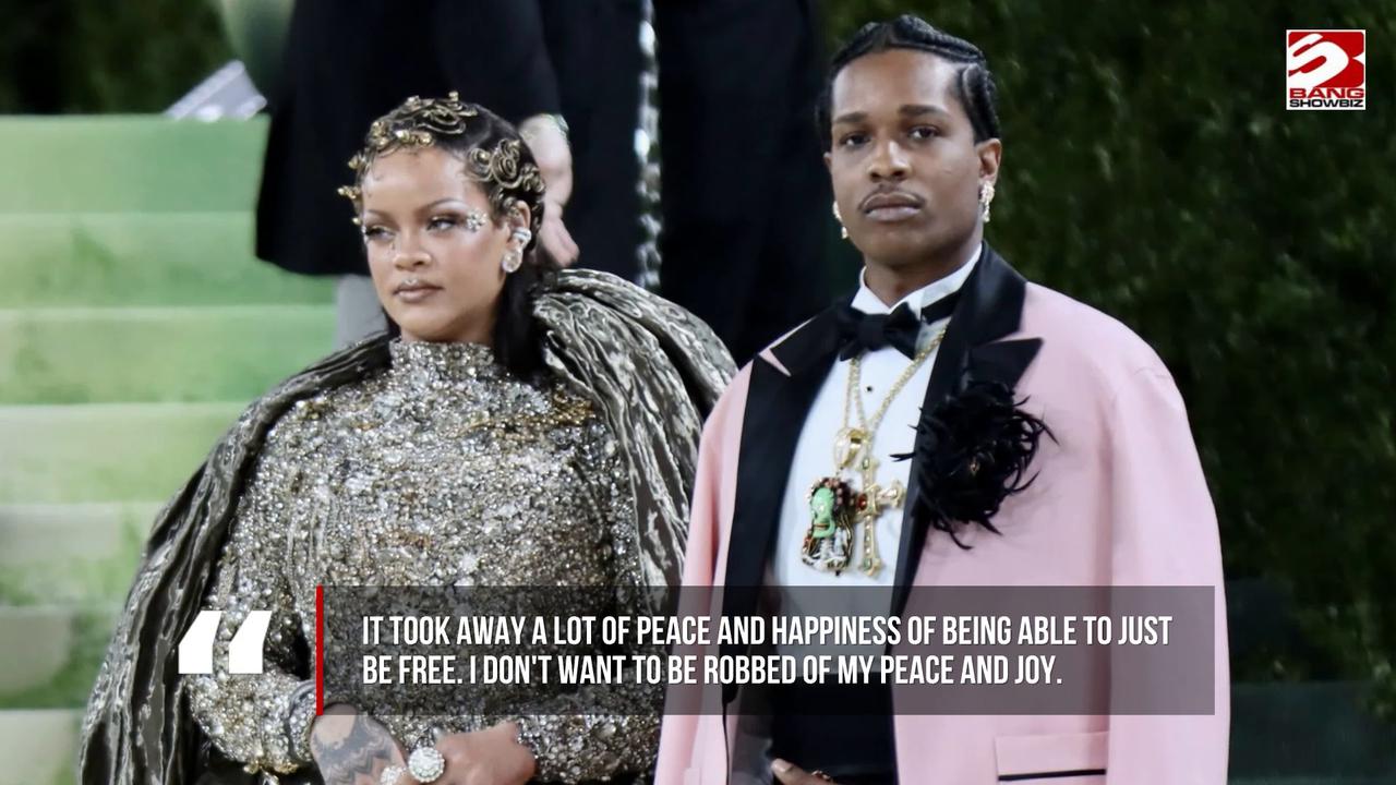 Video thumbnail for A$AP Rocky blames shooting for 'taking away peace and happiness'
