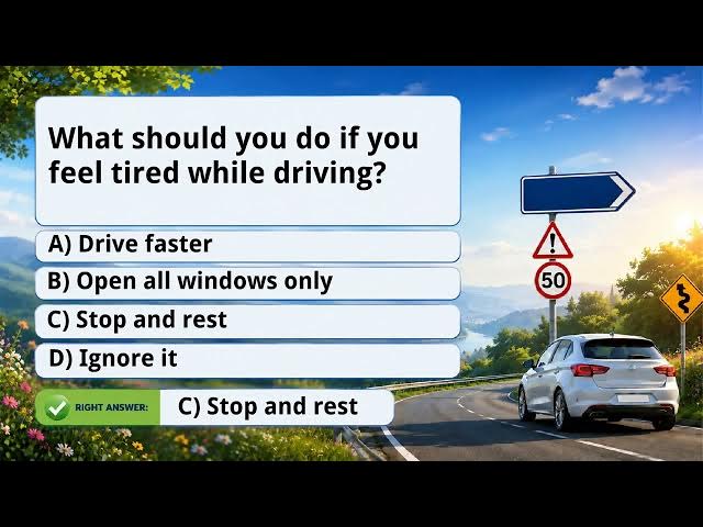 Video thumbnail for Top 10 DVSA Theory Test Questions 2026 🚗 UK Driving Theory Practice Test