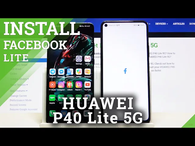 Video thumbnail for How to Download 8 Apply Facebook Lite App in HUAWEI P40 Lite 5G?