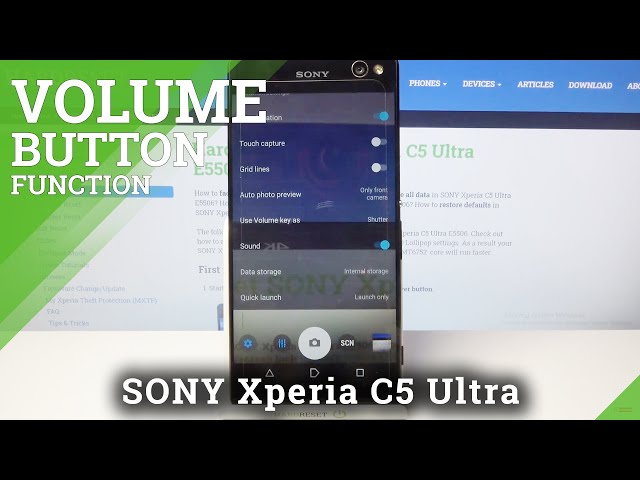 Video thumbnail for How to Change Volume Buttons Function in SONY Xperia C5 Ultra – Set Function of Volume Key