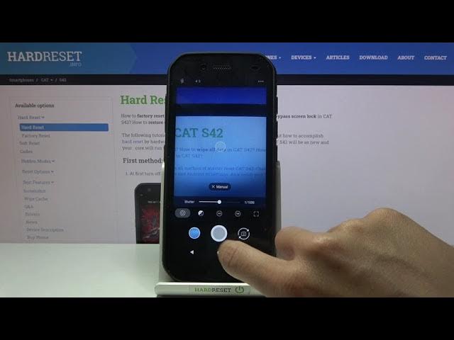 Video thumbnail for How to Set Up Camera Timer on CAT S42 – Camera Settings