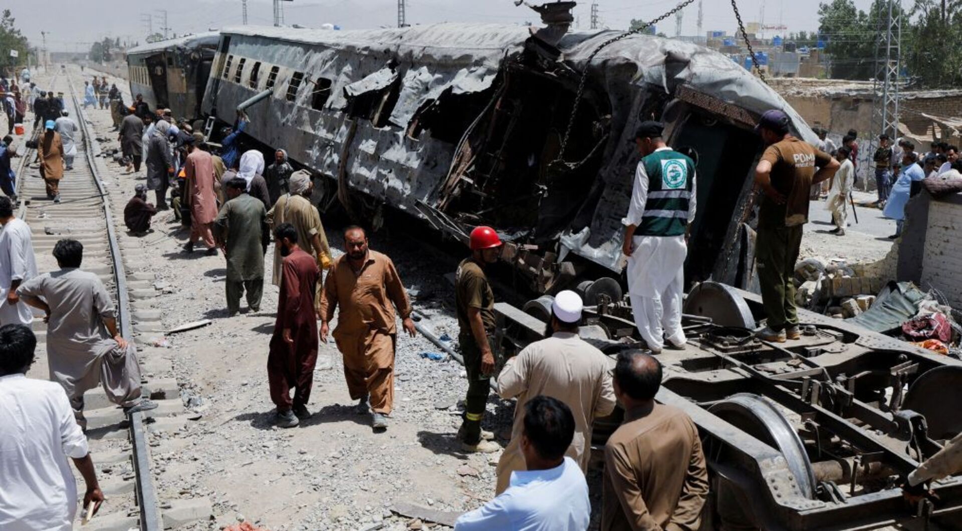 Video thumbnail for BLA claims responsibility for deadly train attack in Pakistan's Quetta, killing at least 30