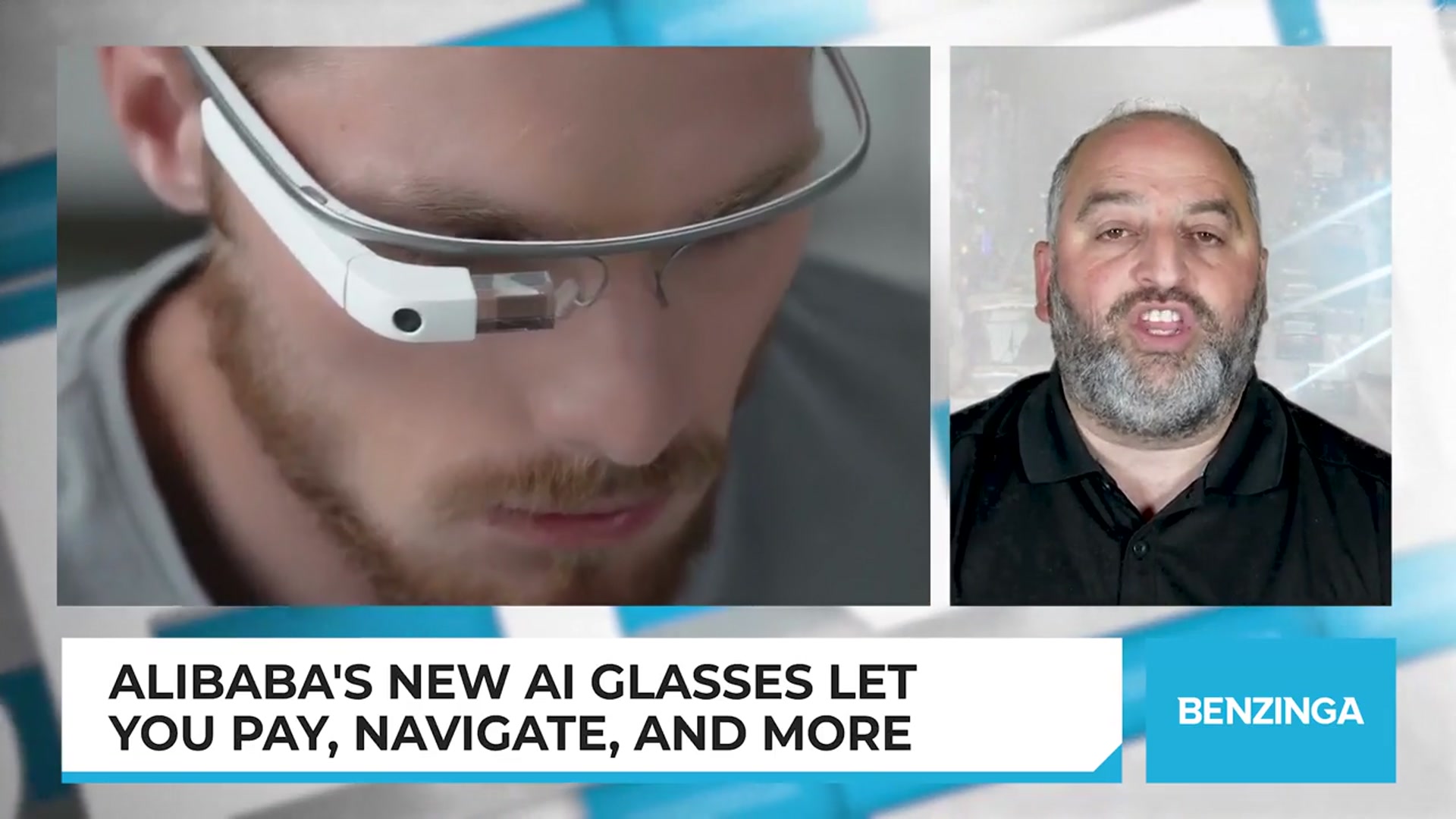 'Video thumbnail for Alibaba's New AI Glasses Let You Pay, Navigate, And More'
