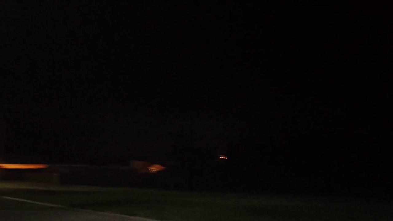 Video thumbnail for US: Lightning Bolt Explodes Across Kentucky Sky In Stunning Purple-White Flash.