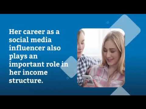 Video thumbnail for Her career as social media influencer alsa plays an important role in her income structure