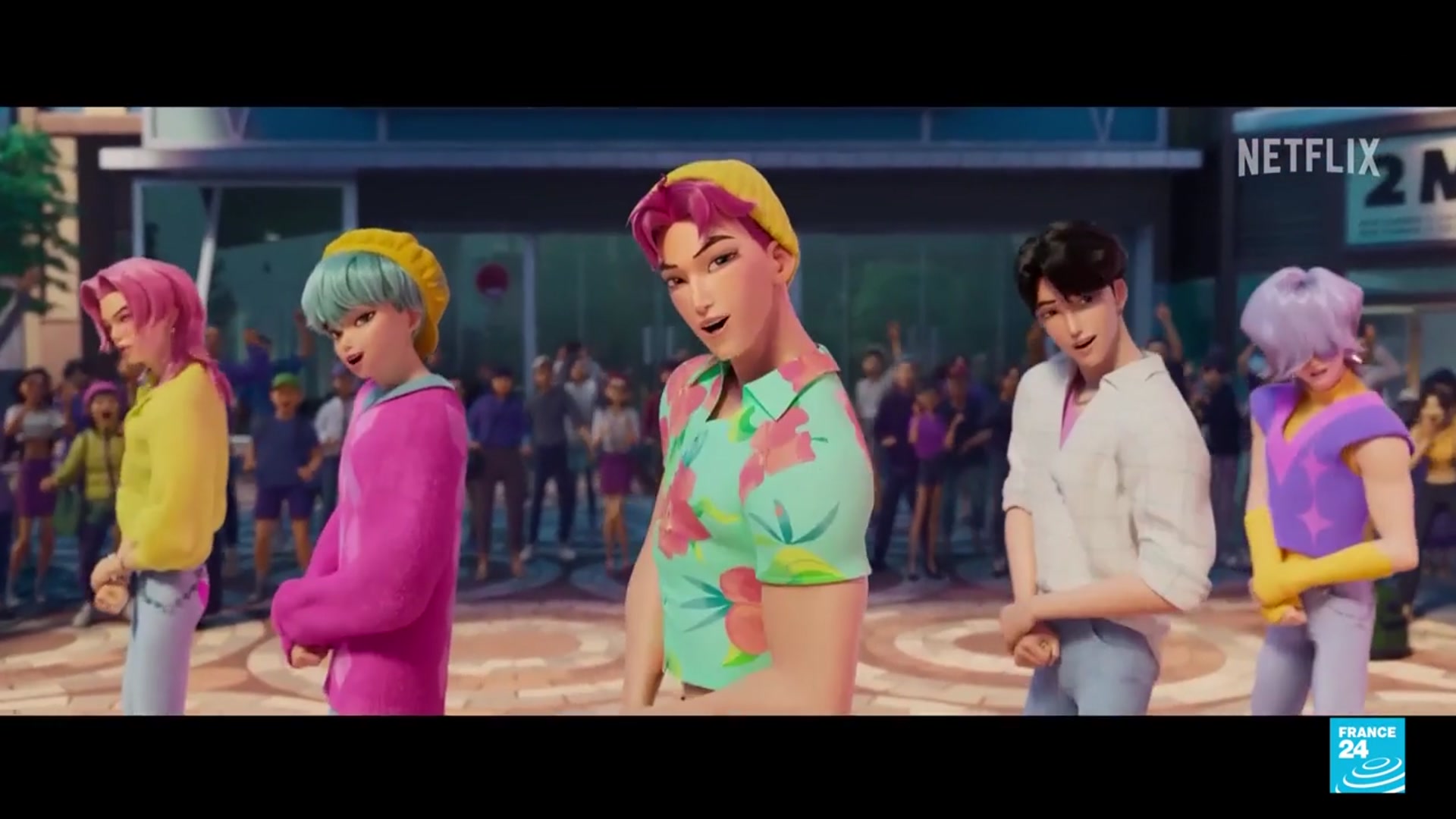 'Video thumbnail for K-Pop Demon Hunters sparks fan frenzy in South Korea'