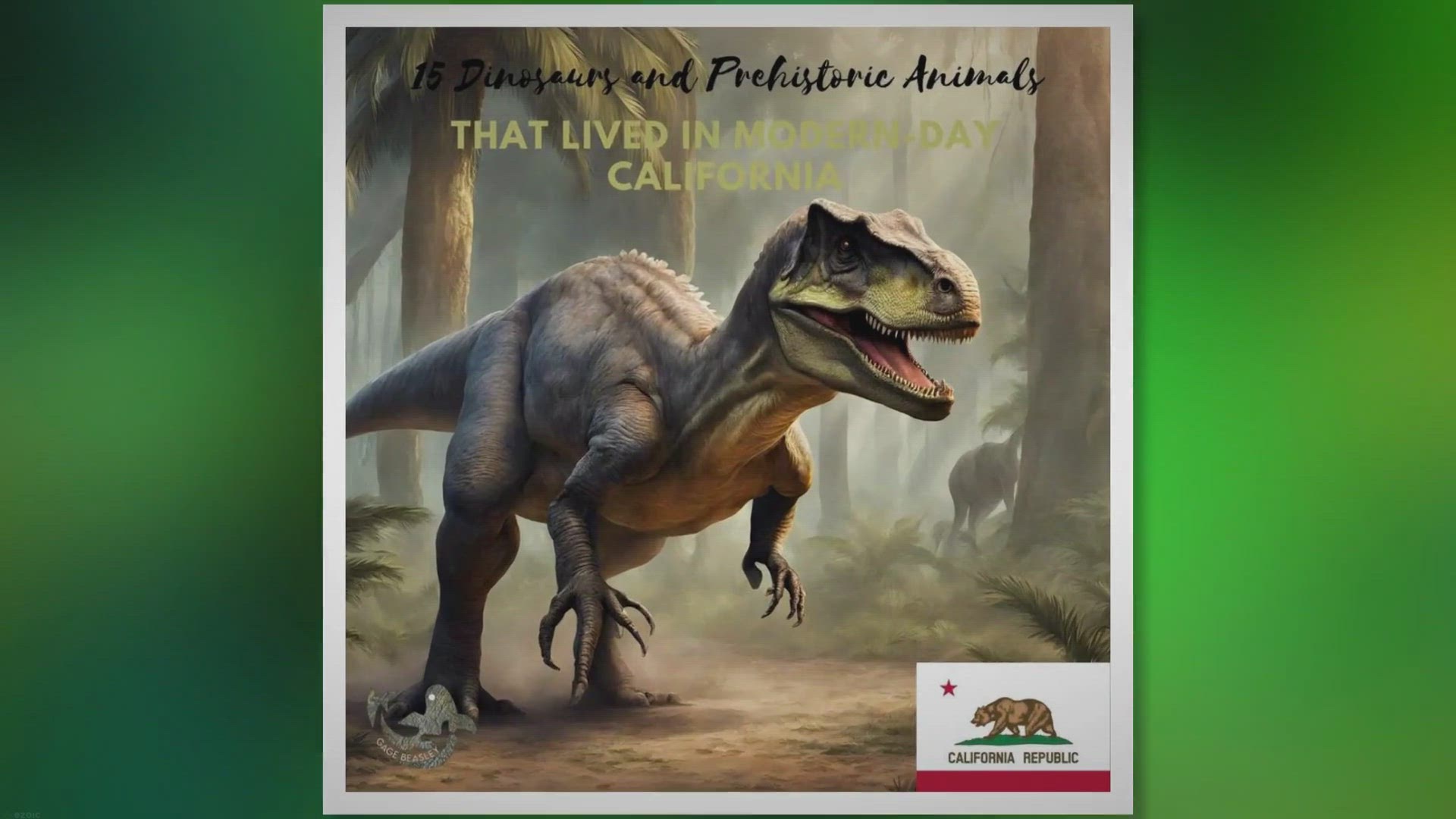 Video thumbnail for 15 Dinosaurs And Prehistoric Animals That Lived in California