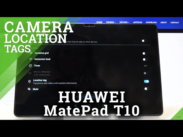 Video thumbnail for How to Add Tag to Photo on HUAWEI MatePad T10 – Turn On and Turn Off Camera Location Tags