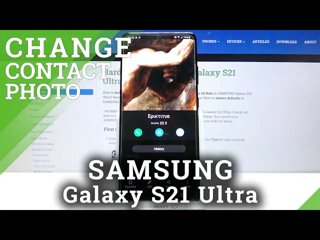 Video thumbnail for How to Add Photo to Contact in SAMSUNG Galaxy S21 Ultra – Personalize Contact
