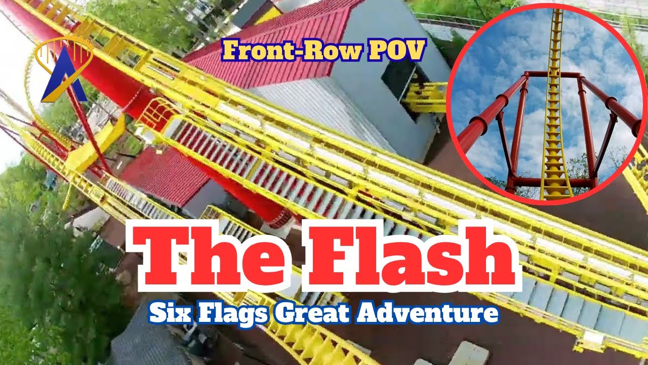Video thumbnail for The Flash Coaster, Front-Row POV - Six Flags Great Adventure